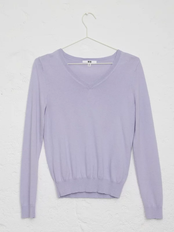 Jersey fino cuello pico
